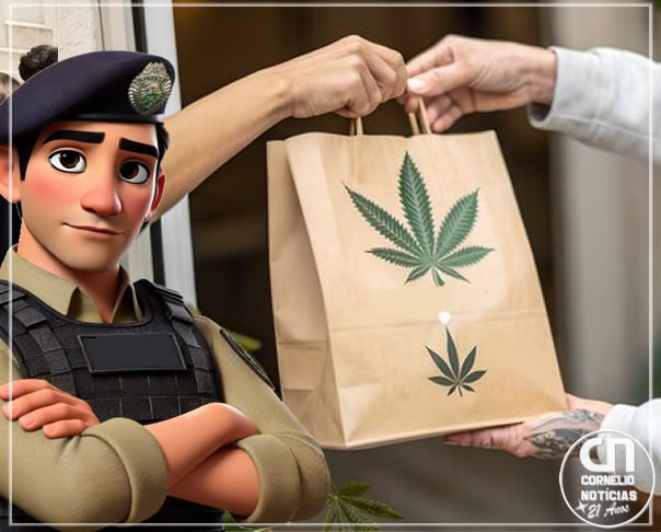 PM encerra mais uma atividade de delivery de drogas em C. Procópio