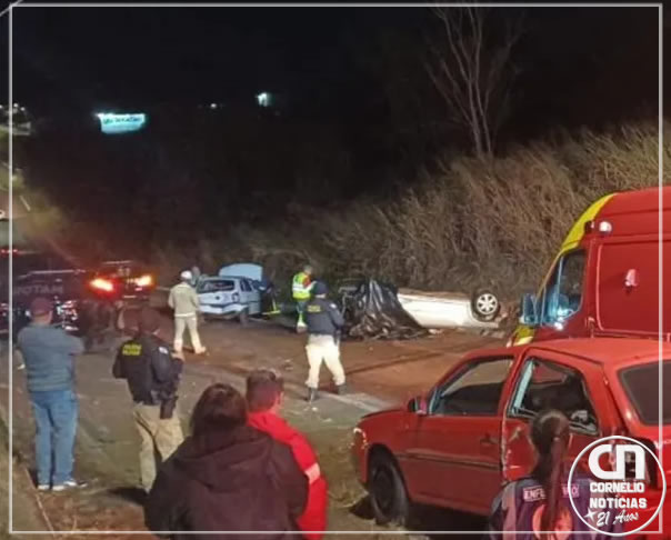 PM de C. Procópio se envolve em acidente com morte na BR-369, em Londrina