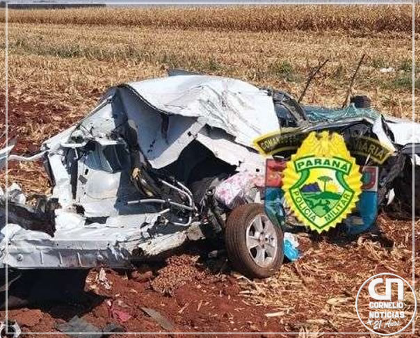 Mãe, filha e neta morrem em colisão na PR-445 na região de Bela Vista do Paraíso