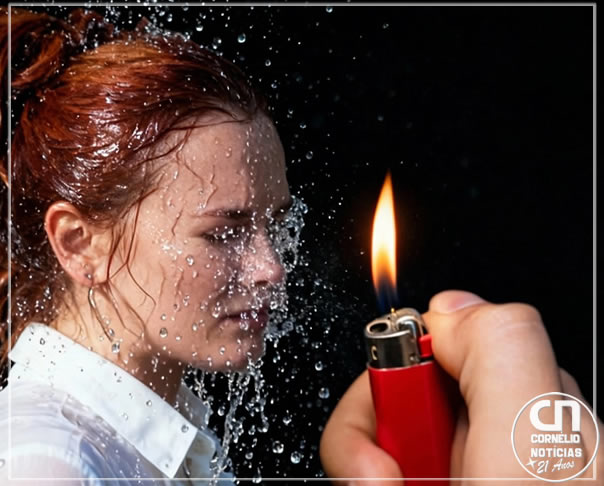 Homem joga álcool na esposa e ameaça matar ela queimada em Andirá