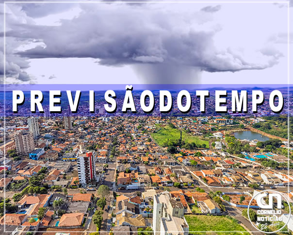 Semana segue com clima instável em Cornélio Procópio