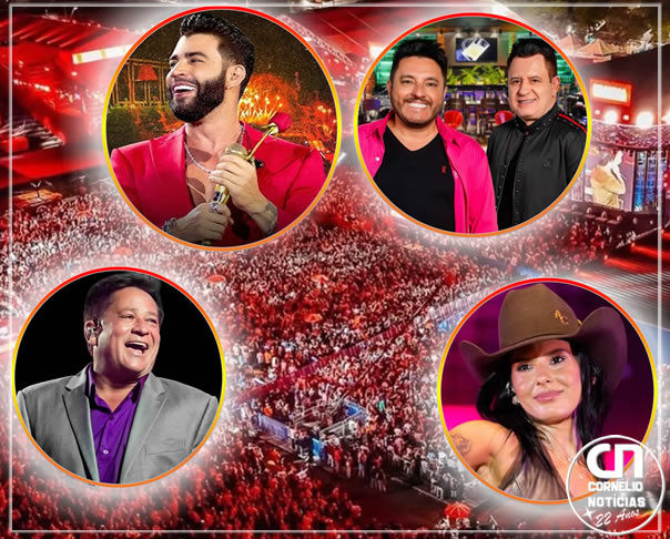 ExpoLondrina terá Leonardo, Gusttavo Lima, Bruno & Marrone e Ana Castela