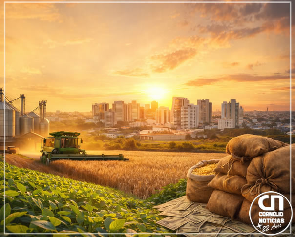 Puxada pelo agro, economia brasileira cresce 2,3% em 2025