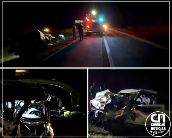 Acidente entre ônibus e caminhonete deixa três pessoas feridas em Bandeirantes