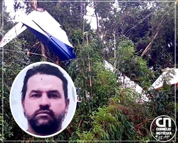 Piloto de 41 anos morre em queda de avião no Paraná