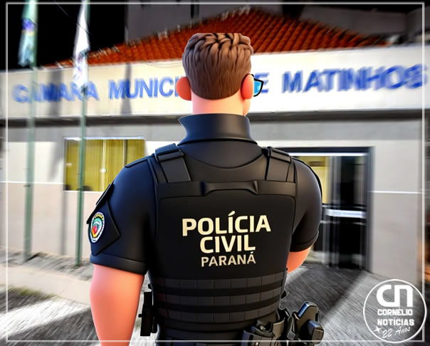 Supostas irregularidades na Câmara de Matinhos é alvo de operação policial