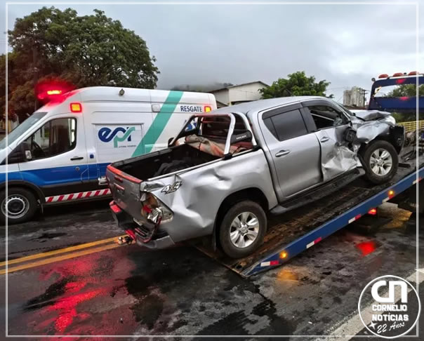 Policial aposentado em grave acidente na BR-153, em S. A. da Platina