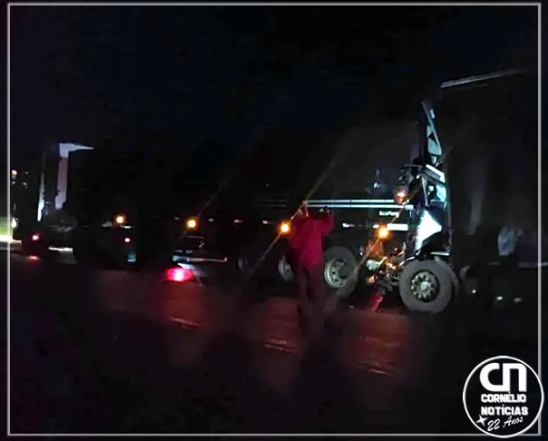 Motorista morre em acidente na BR-153 em Santo Antônio da Platina