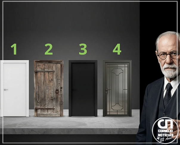 A 1ª porta que você escolher revela sua força emocional