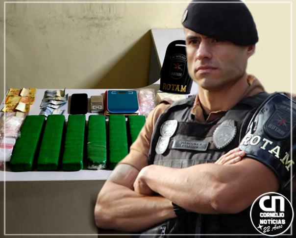 PM apreende grande quantidade de drogas em Andirá