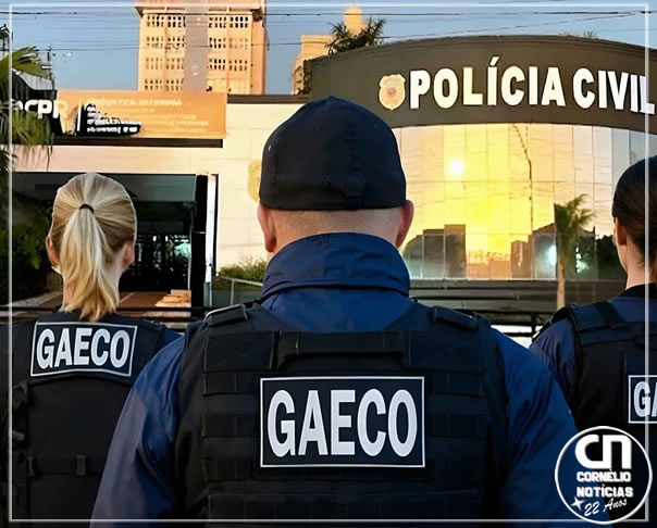 GAECO cumpre mandados de busca e apreensão em Bandeirantes e Cambará