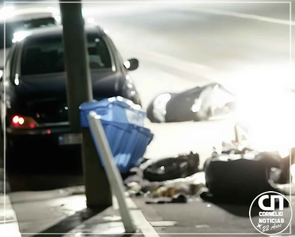 Bêbado e sem CNH, motociclista colide em carro parado durante fuga da PM