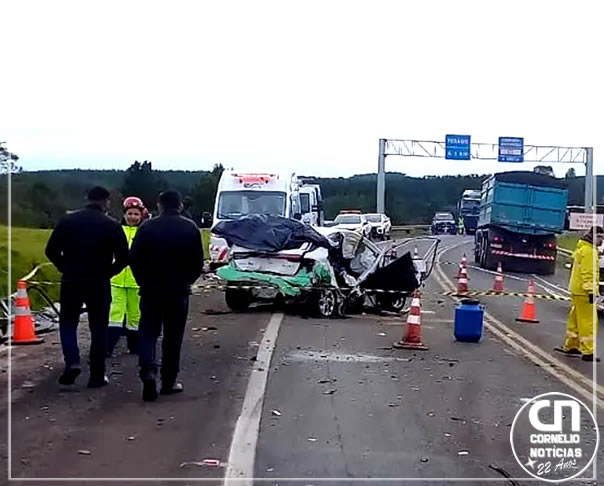 Acidente com carro de prefeitura deixa um morto e um ferido em Jaguariaíva