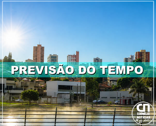 Semana será de tempo bom e temperaturas baixas em Cornélio Procópio