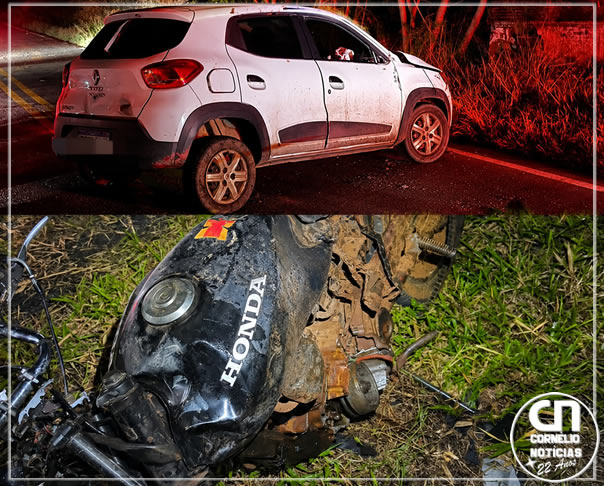 Motociclista perde a vida em acidente na PR-092, no Norte Pioneiro