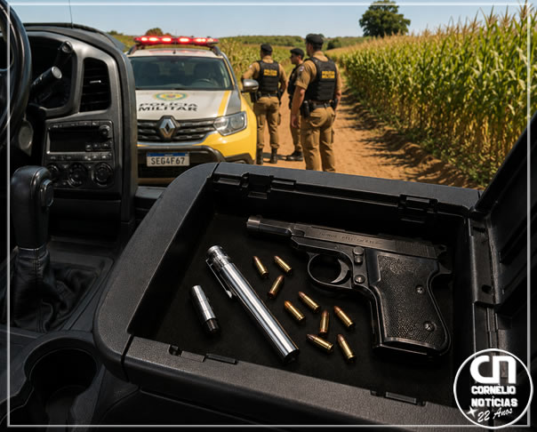 Homem é preso com armas, munições, droga e medicamento paraguaio