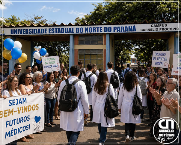 Começam as aulas de Medicina da UENP em Cornélio Procópio