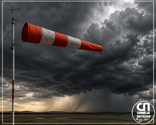 Paraná recebe alerta de tempestades pontuais com ventos de até 100 Km/h