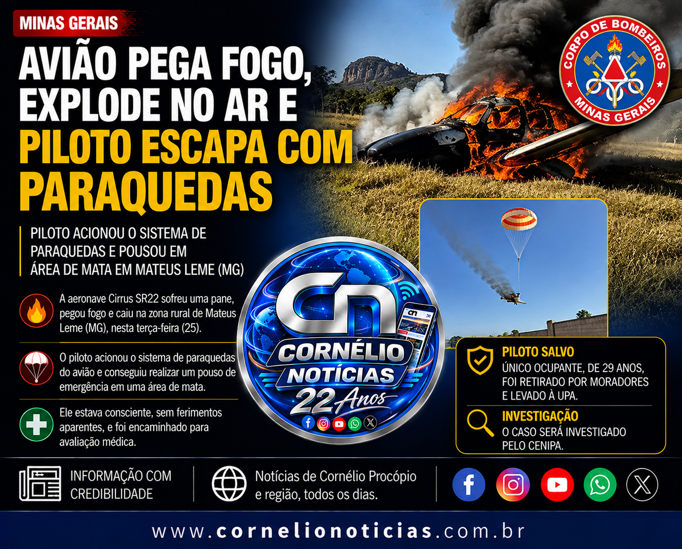 Acidente Aéreo (vídeo)