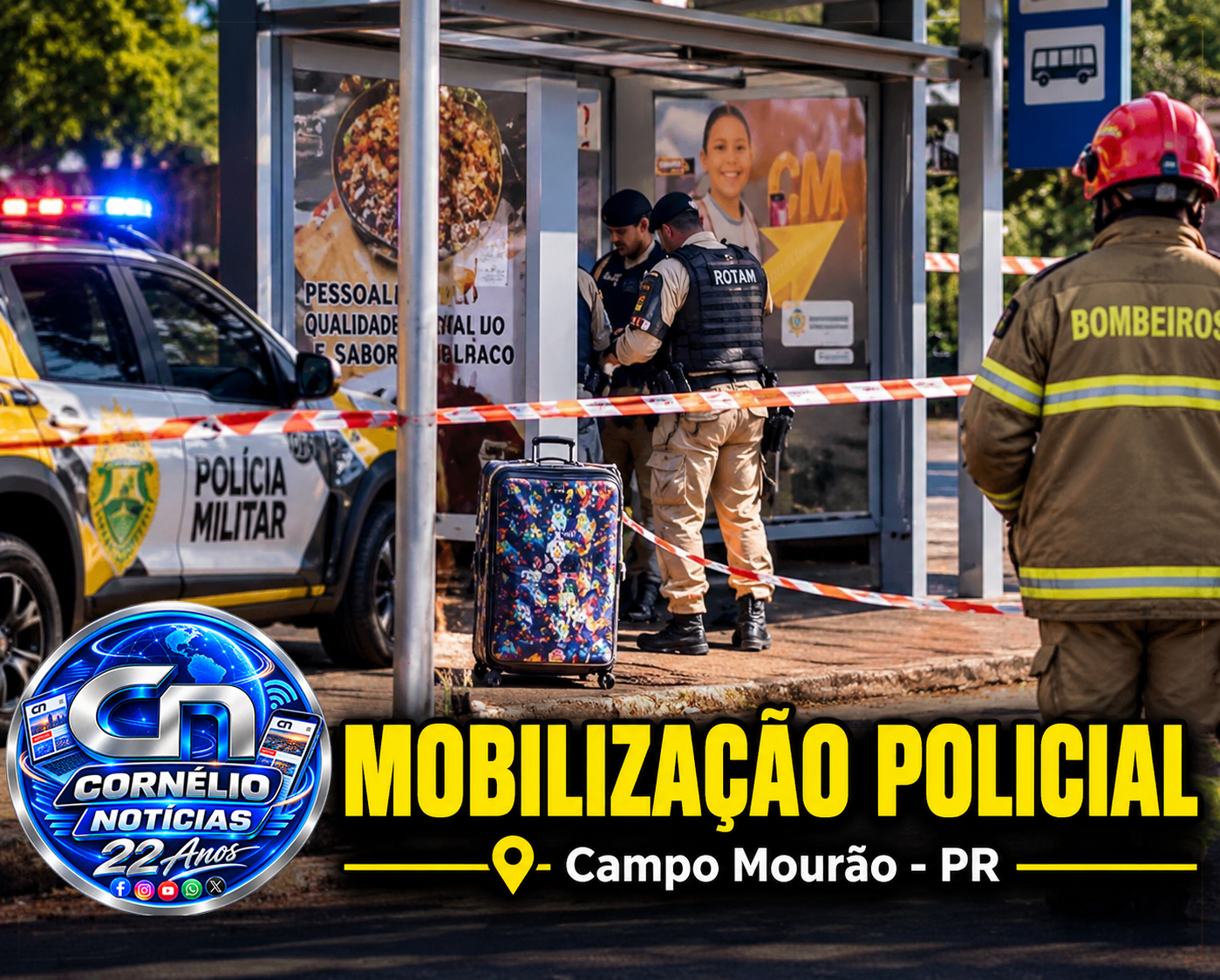 Indivíduo é preso após ameaça de explosão no Paraná