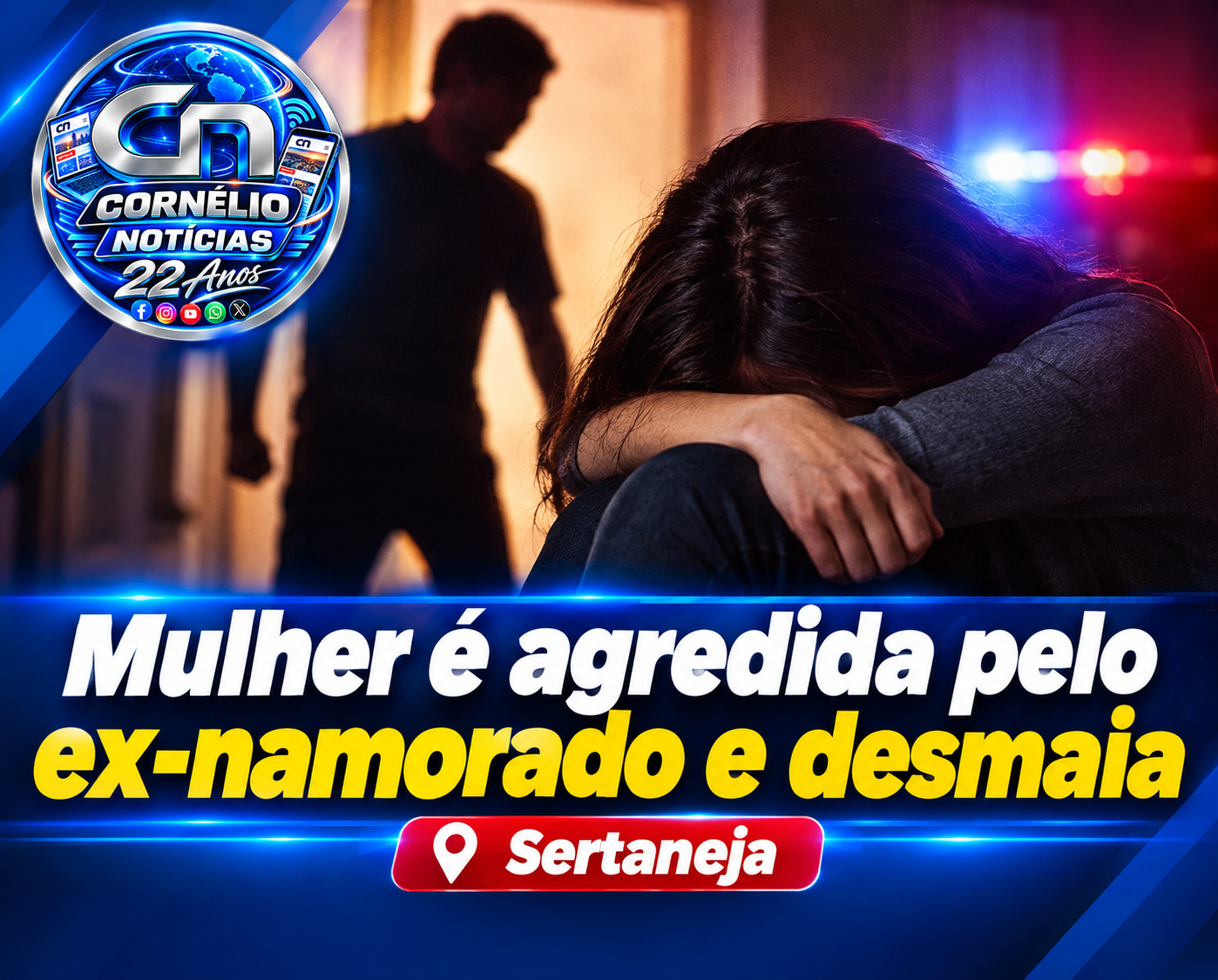 Mulher é agredida pelo ex-namorado e desmaia