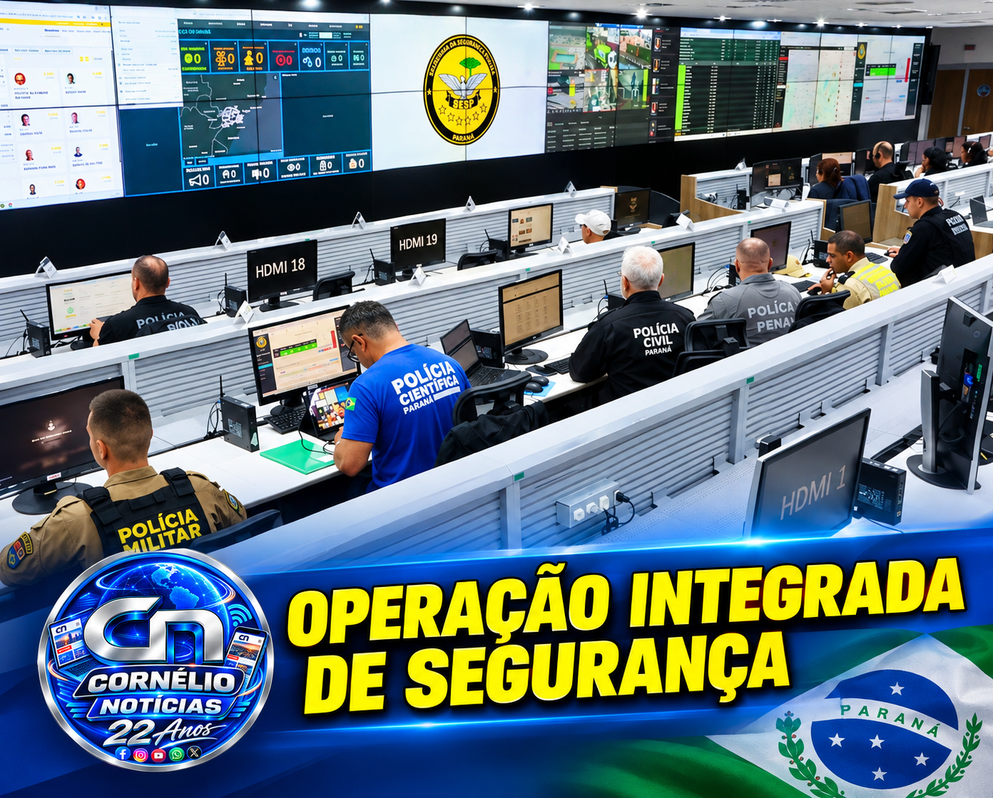 Estado mantém planejamento integrado de segurança para o 2º turno