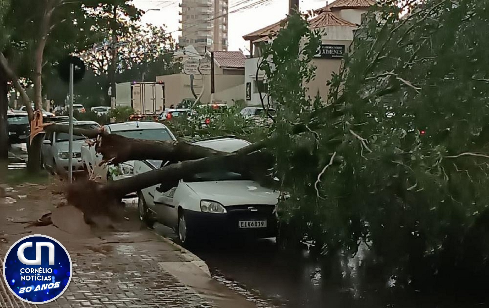 Temporal causa estragos em Santo Antônio da Platina