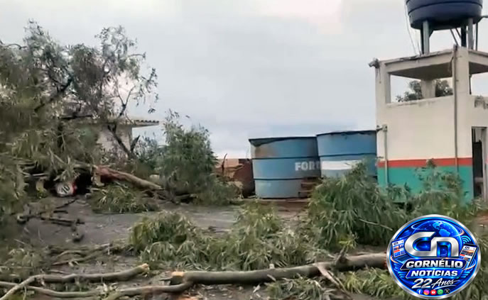 Forte Temporal provoca estragos em Cornélio Procópio e região