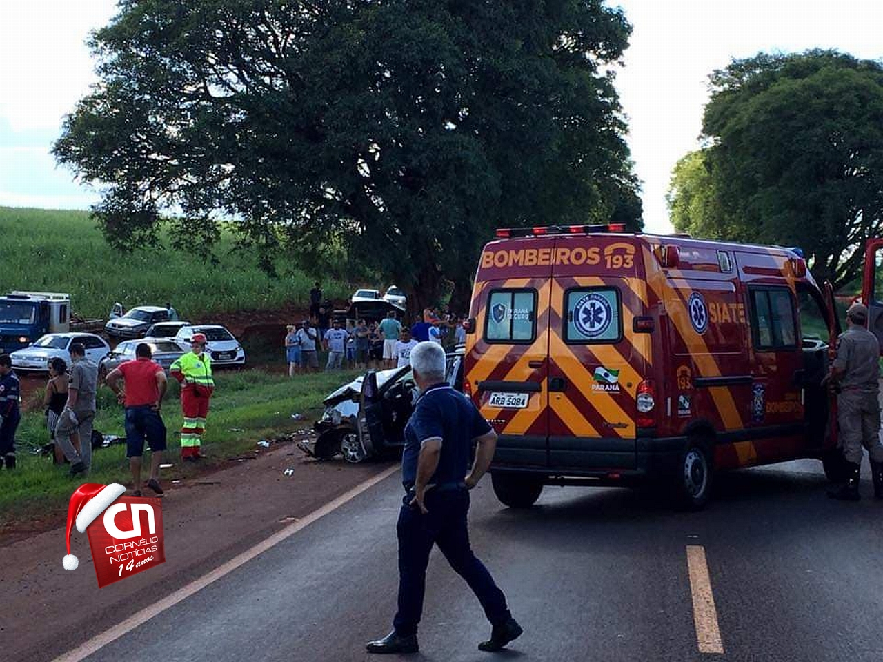 Três pessoas perdem a vida em acidente na BR 369, entre Santa Mariana e Bandeirantes