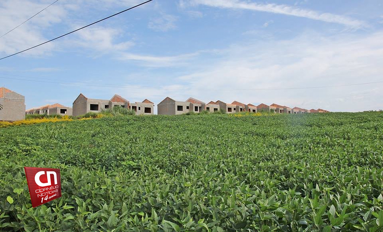 Casas Populares no Distrito do Congonhas estão sendo cobertas